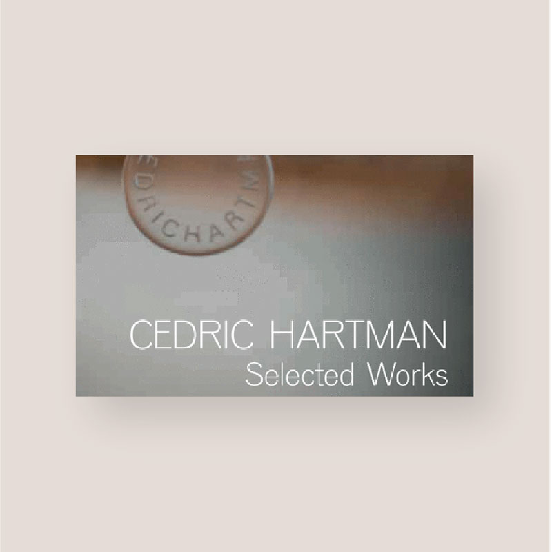 Cedric Hartman Selected Works (hardcover)